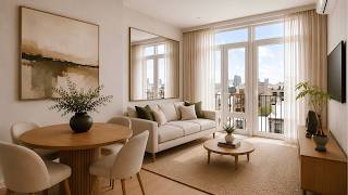 INSIDE a Top-Floor Greenpoint Condo with Skyline Views & a Private Juliet Balcony | SERHANT. Tour