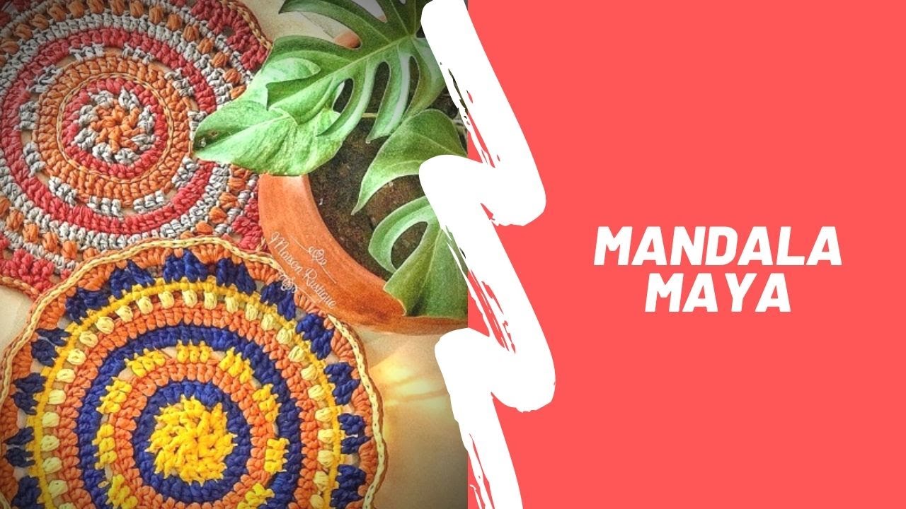 Tapete Mandala  Maya Fio de Malha / Mandala Rug