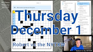 Guess my MBTI [0:08/4:36]  ||  Thu 12/1/22 New York Times Crossword