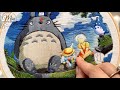 Hand Embroidery- Recreate Totoro and his Friends☂