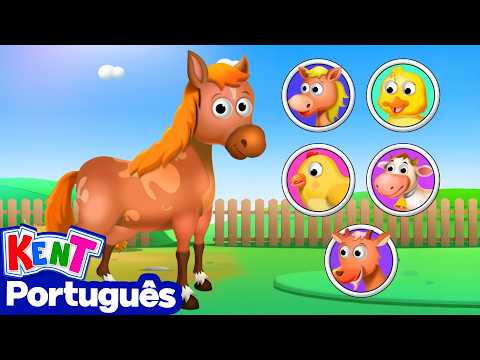 Match Baby Animals | Learn About Animals | Cartoons | Kent The Elephant
