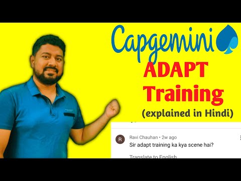 ADAPT Training of Capgemini | All About ADAPT #capgemini #adapt