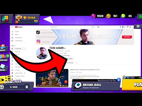 ASMR : UTILISER YOUTUBE SUR BRAWL STARS 🎥