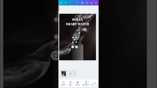 How to make smart watch post in canva |Make Rolex post #design #dhd #tutorial