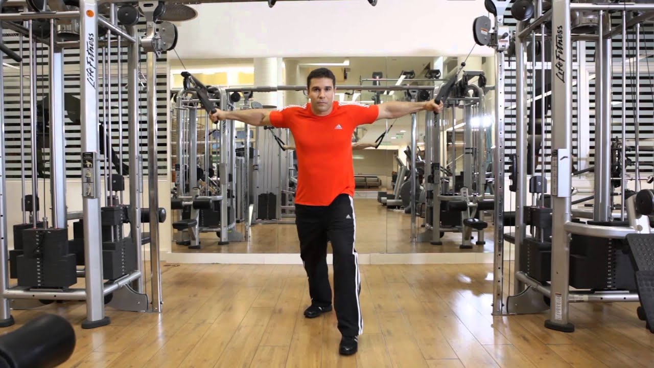 Cross Over Chest Exercise YouTube