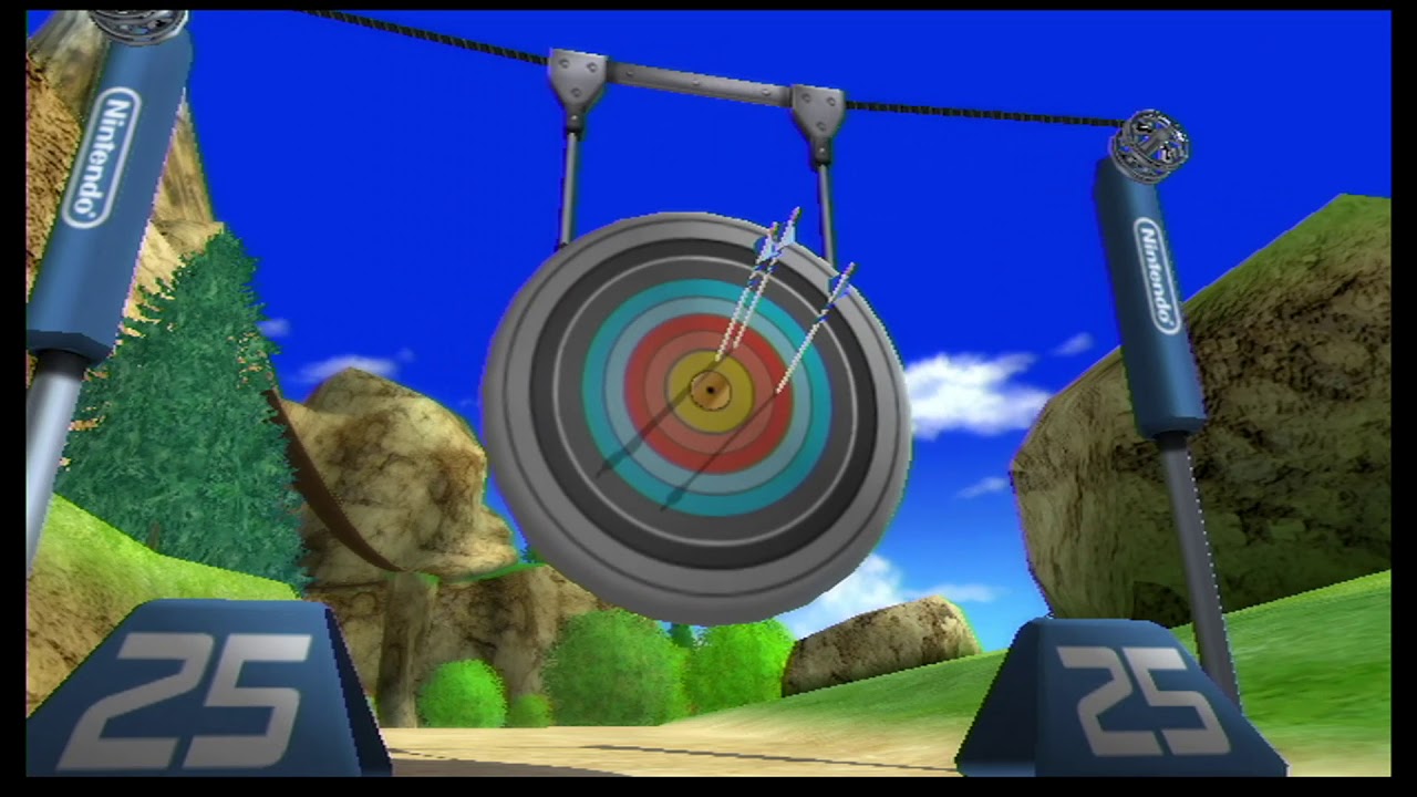 Wii Sports Resort Archery YouTube