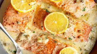 Creamy Salmon Piccata