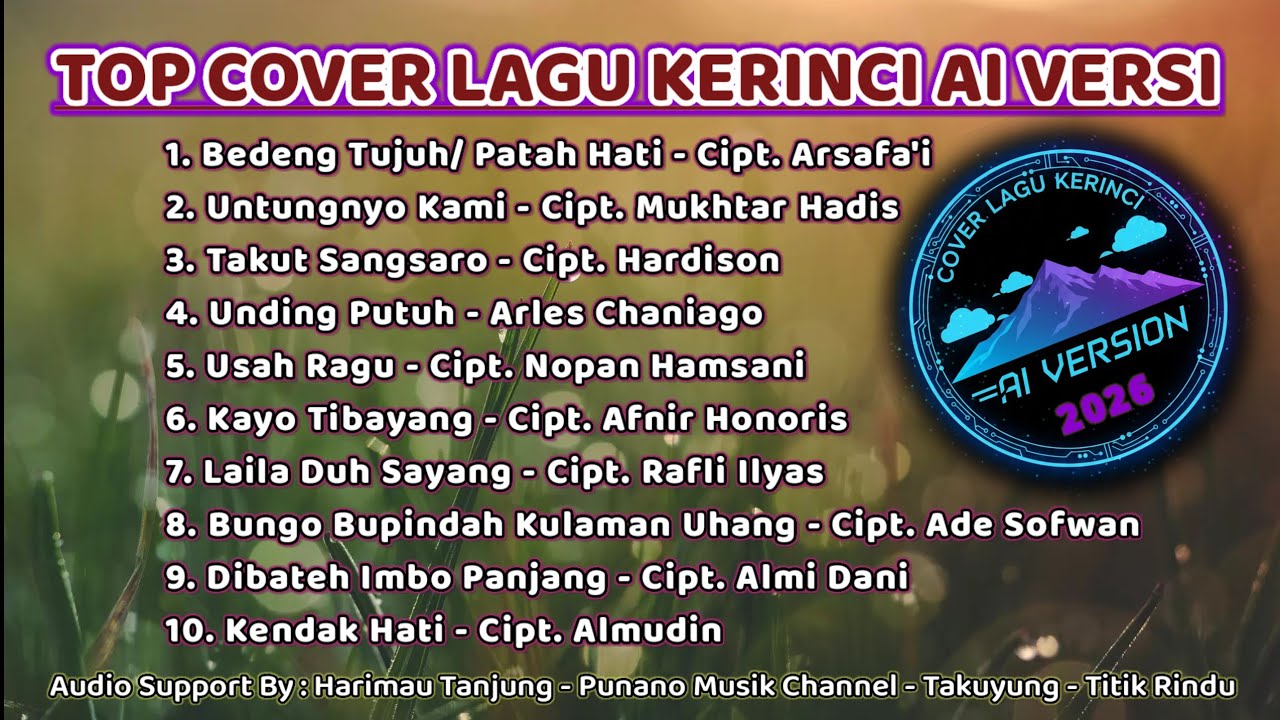 TOP COVER AI VERSI LAGU KERINCI 2026