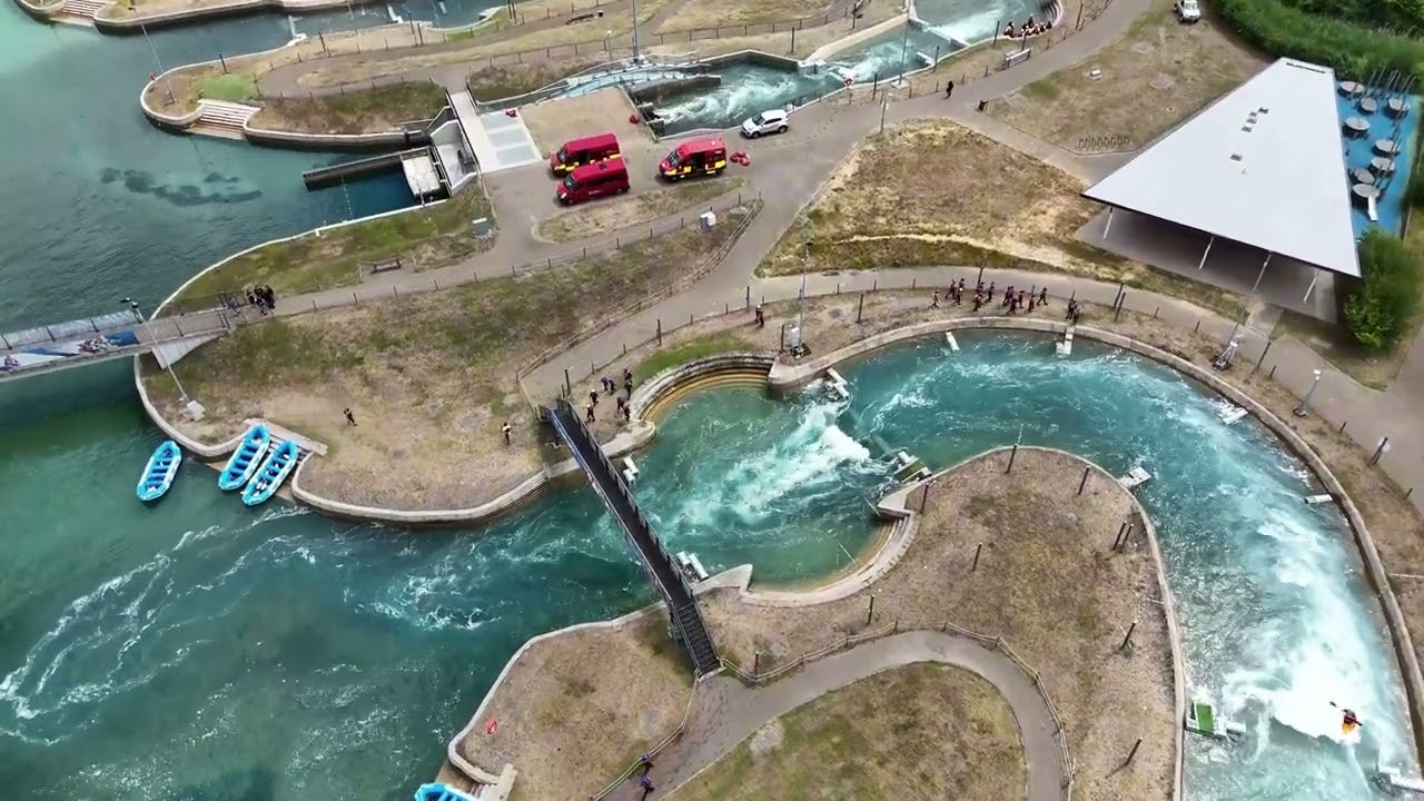Lee Valley White Water Centre | Drone footage
