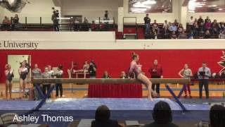 SEMO Gymnastics vs TWU and Rutgers - Beam