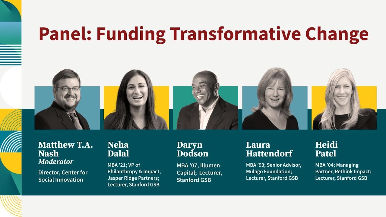 Funding Transformative Change: Lessons from the Vanguard of Impact Investing and Philanthropy