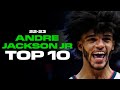 Andre jackson jr top 10 plays of the 202223 season