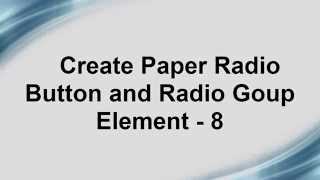 Free Phonegap + Android Material Design using Polymer -  Create Paper Radio and Radio Group - 8