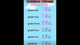 GRADE ONE,GRADE 2,GRADE 3,GRADE 4,GRADE 5,GRADE 6#LEARN CHINESE MANDARIN & ENGLISH#