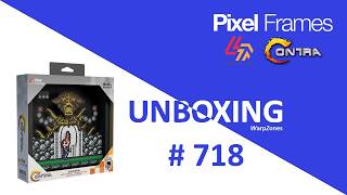 Unboxing / Déballage # 718 Pixel Frames - Contra NES-FC Shadow Box Art
