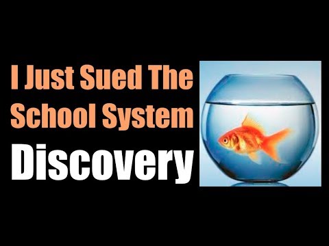 I Just Sued The School System - Discovery