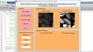 Matlab Code Of Image Enhancement Using Brightness Preserving Bi-Histogram Equalization