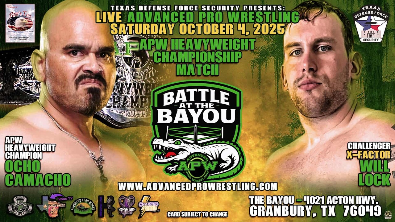 Will Lock vs Ocho Camacho (APW HEAVYWEIGHT CHAMPIONSHIP)