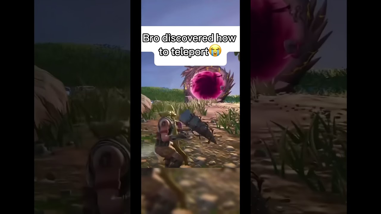 Bro found out how to teleport😭 