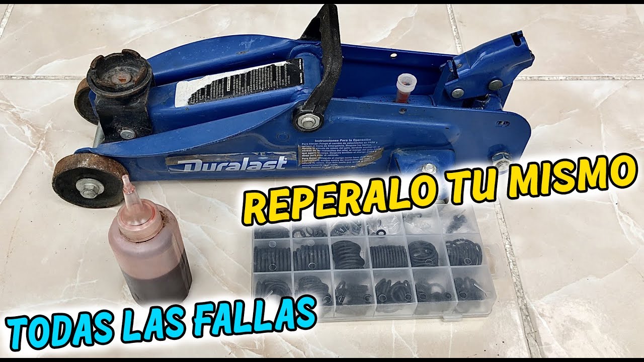 Como Reparar El Gato Hidraulico No Sube/No Tiene Fuerza Perdida De Aceite/ Video Mejor ExpliCado