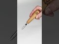 ✨ STRYI 3 mm V‑Parting Chisel — Hypnotic Carving Cuts & Wood ASMR