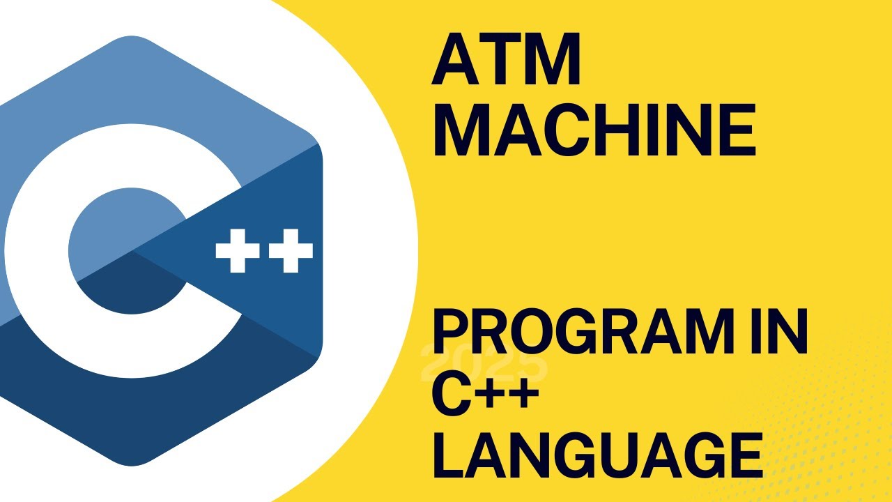 ATM Machine Program in C++ language - YouTube