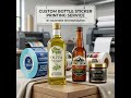 Bottle Sticker Printing Service