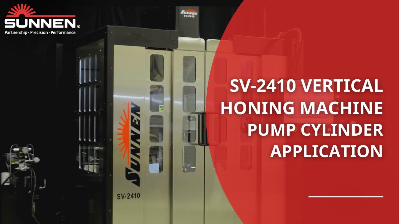 SV2410 Vertical Honing Machine Pump Cylinder Application Sunnen