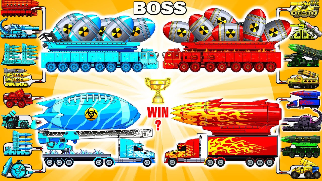 ALL SERIES: The BIGGEST Cartoon Tank Battle Series EVER Shown!