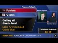 Giants vs. Patriots LIVE Streaming Scoreboard, Free Play-By-Play, Highlights & Stats | NFL Week 12