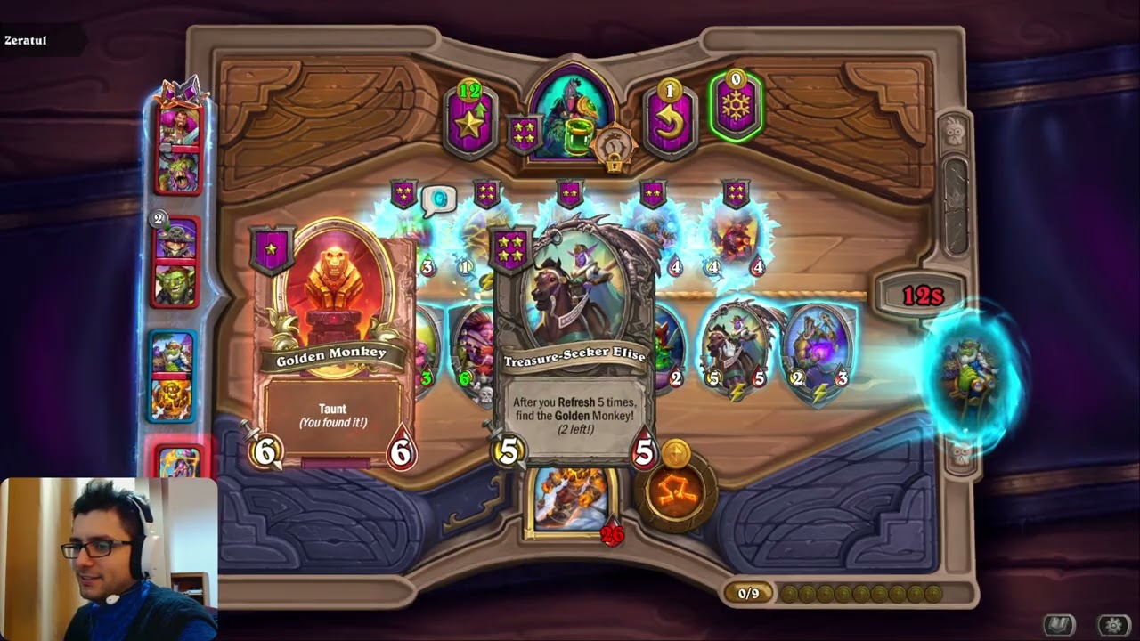 O tura de Battlegrounds - Hearthstone cu 