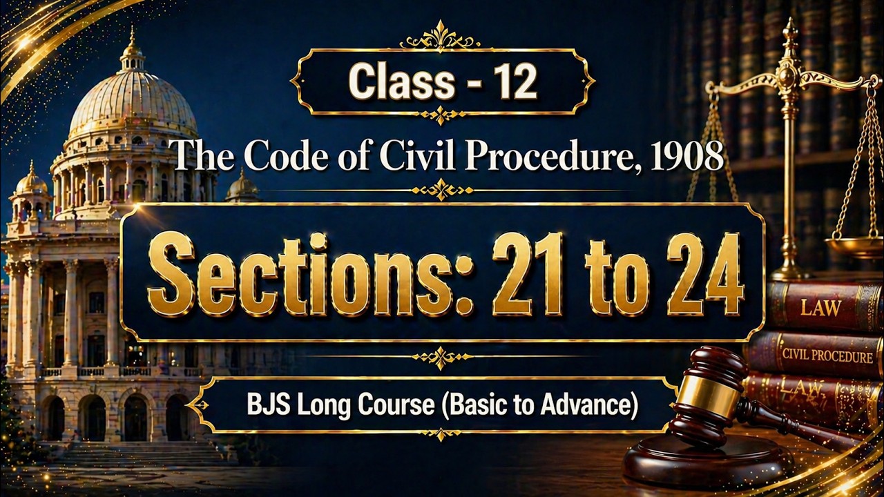 CPC Class-12; Sections: 21 to 24 - YouTube