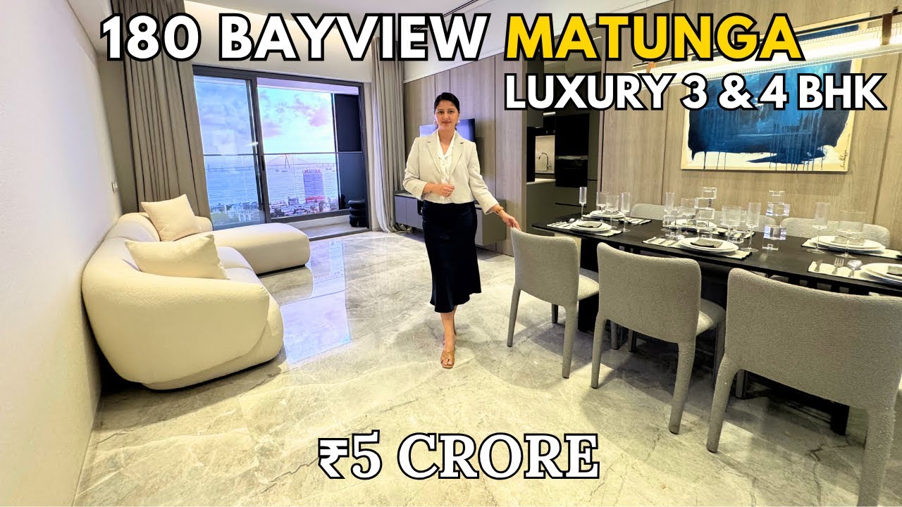 Rustomjee 180 Bayview Matunga Luxury 3/4 BHK Tour | Цена, обзор и брошюра
