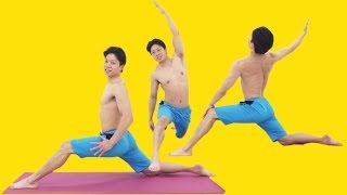 毎日左右1回ずつで痩せる！究極的に効率的なストレッチ！股関節・脇腹・背中にストレッチと筋トレの効果あり！