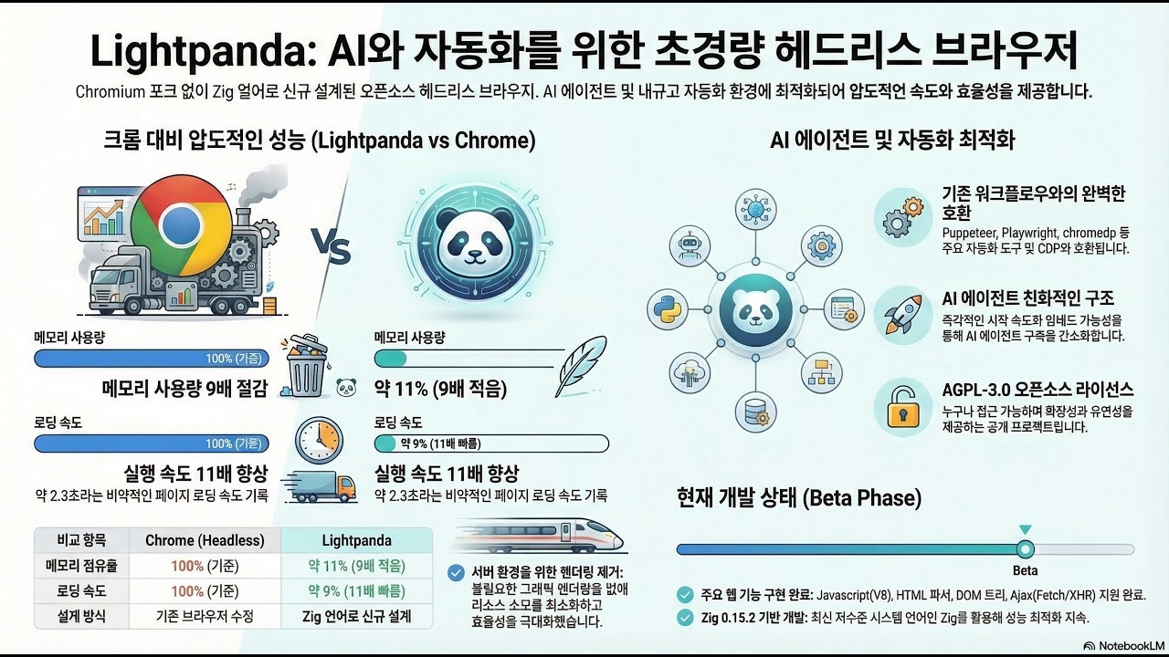 [Product Review] Lightpanda: AI와 자동화를 위한 초고속 Headless 브라우저 - YouTube