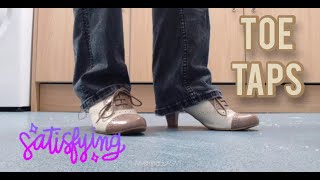Toe Tapping In Spats Heels Asmr