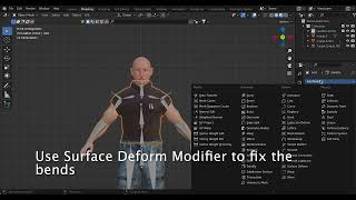 How To Rig a Character with Clothes on it in Blender