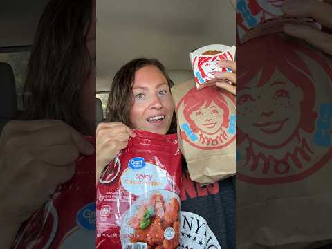 Wendy's vs. Walmart Spicy Chicken Nuggets 🌶️ | Food Review #wendys #fastfood