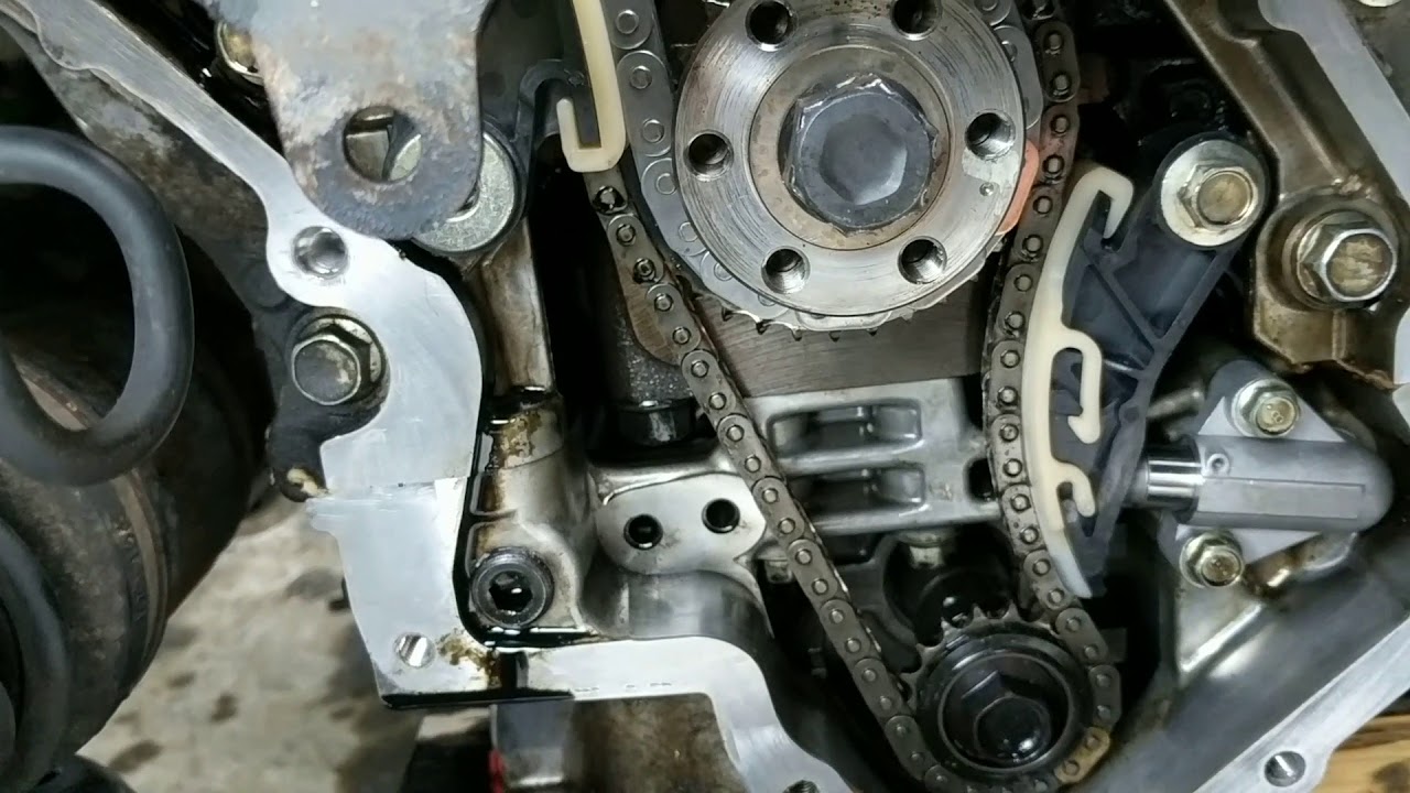 Mazda 6 2.2 timing chain guides tips - YouTube