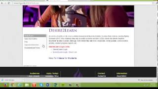 Logging into D2L