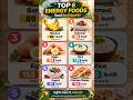 Energy Badhane Wale Top 6 Foods | High Energy Diet Plan | #gkquiz #food #foodfacts #dietchallenge