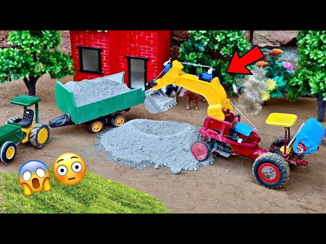 diy mini tractor making agriculture disc harrows plough machine | science Project |