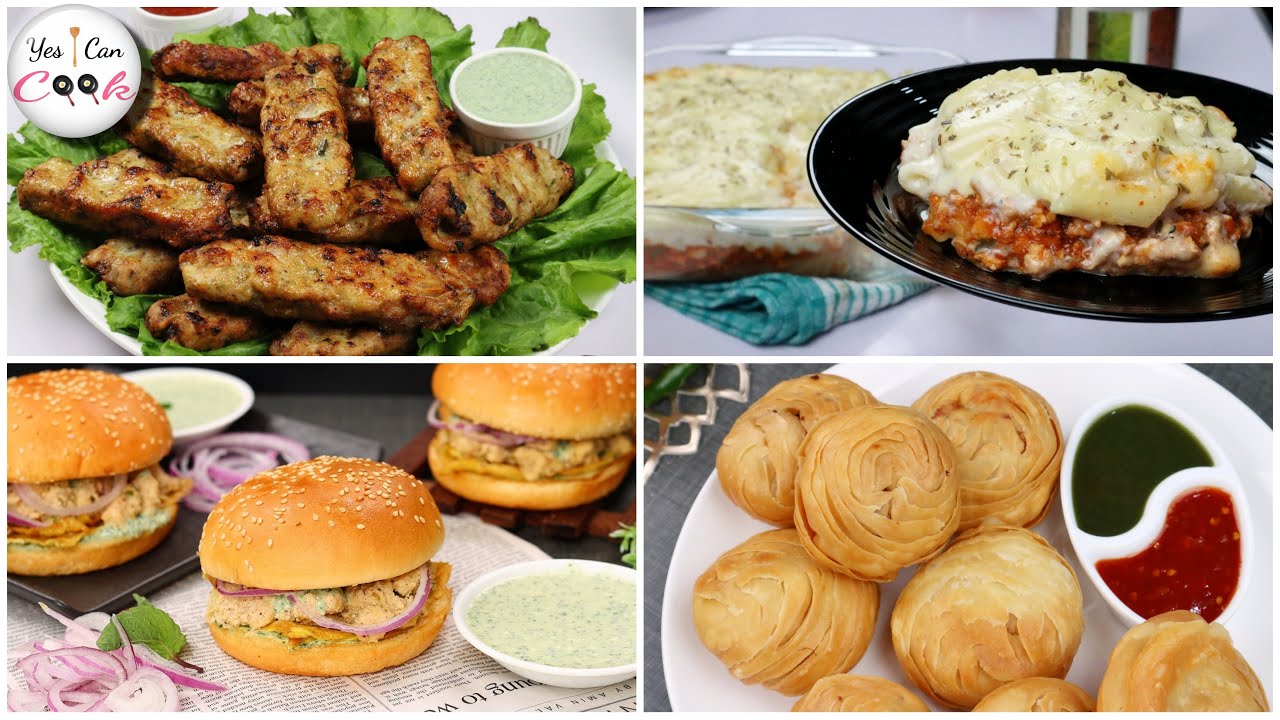 4 Spicy Iftar Recipes by (YES I CAN COOK) YouTube