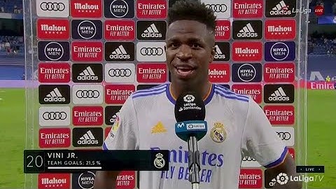 Vinicius Jr Interview On his First HatTrick for Real Madrid & about Benzema 🔥