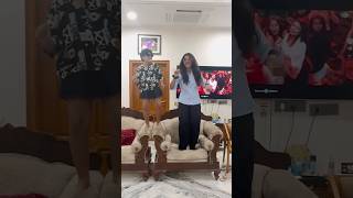 Aura with my sis 💃🏼.. # Trending song # Aura 10/10 😍