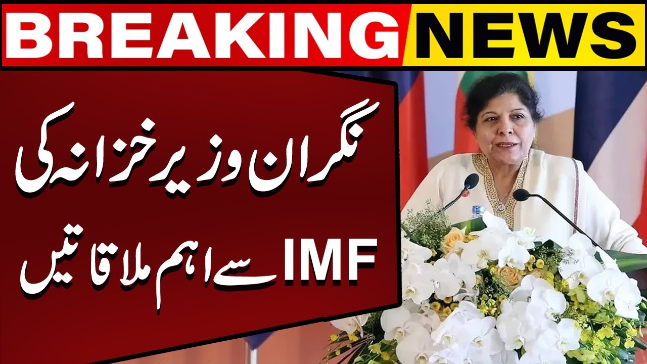 Caretaker Finance Minister Shamshad Akhtar's important meetings with IMF delegation