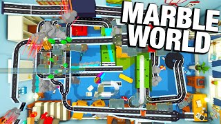 ALIENS, VOLCANOS, FACTORIES... & THOUSANDS of marbles!!! - Marble World