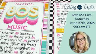 List With Me... LIVE, Creative Listing Traveler's Notebook Style 6.27.26