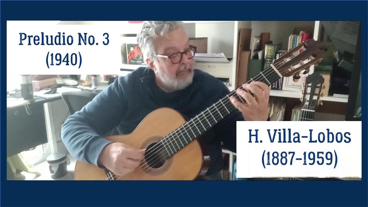 Preludio 3 (1940) de H. Villa-Lobos (1887-1959)