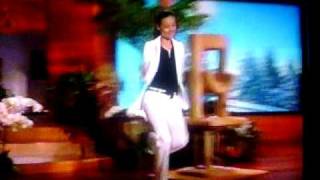 Olivia Wilde dancing on The Ellen Show.